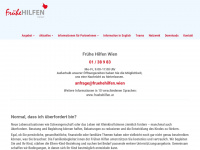 fruehehilfen.wien Webseite Vorschau