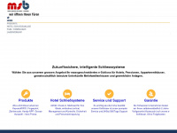 msbschweiz.ch Webseite Vorschau