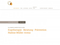 ergotherapie-mueller-arenz.com Webseite Vorschau