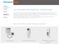 climateenergy.pl Webseite Vorschau