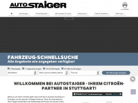 citroen-autostaiger.de Webseite Vorschau