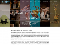 fysioart.cz Webseite Vorschau