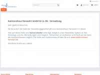 hanseart-auktionen.de Webseite Vorschau
