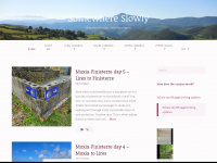 somewhereslowly.com Webseite Vorschau