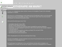 physiotherapieammarkt.de Webseite Vorschau