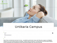 urtikaria-campus.de Webseite Vorschau