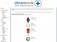 uhrenklinik.eu Webseite Vorschau