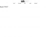 ask-first.de Webseite Vorschau