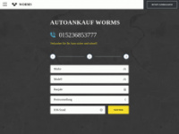 autoankaufworms.de Webseite Vorschau