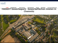 faradit-gewerbepark.de Webseite Vorschau