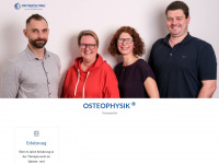 osteophysik.de Webseite Vorschau