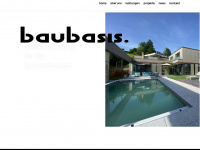 baubasis.ch Webseite Vorschau