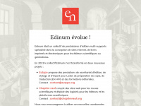 edinum.org Webseite Vorschau