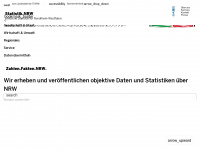 statistik.nrw Webseite Vorschau