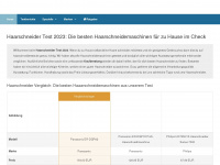 haarschneidertest.de Webseite Vorschau
