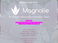 magnolie-blumen.de Webseite Vorschau