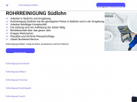 rohrreinigung-südlohn-pro.de Webseite Vorschau