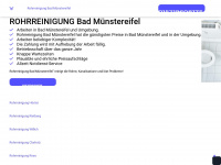 rohrreinigung-bad-münstereifel-pro.de Webseite Vorschau