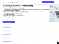 rohrreinigung-fröndenberg-pro.de Webseite Vorschau