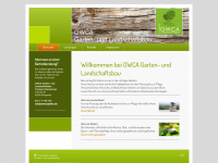 owca-garten.de Webseite Vorschau