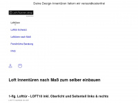 lofttueren.shop Webseite Vorschau