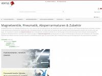 ventile24.ch Webseite Vorschau