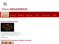 pfarre-heiligeneich.at Webseite Vorschau