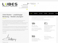 lubes.at Webseite Vorschau