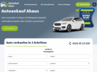 autoankaufahaus.de Webseite Vorschau