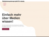 medienkompetenz-leipzig.de Webseite Vorschau