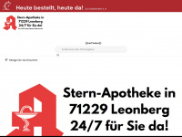 stern-apotheke-leonberg.de Webseite Vorschau