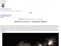 burgfest-koenigstein.com Webseite Vorschau