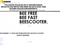 bee-scooter.ch Webseite Vorschau