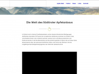 apfel-anbau-suedtirol.de Webseite Vorschau