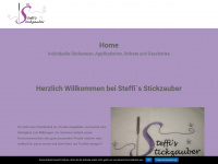 steffis-stickzauber.de Webseite Vorschau