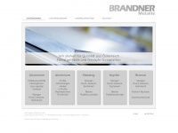 brandner-metalle.at Webseite Vorschau