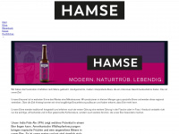 hamsebier.de Webseite Vorschau