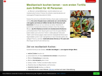 mexikanisch-kochen.de Webseite Vorschau