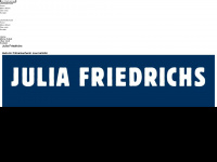 juliafriedrichs.de Webseite Vorschau