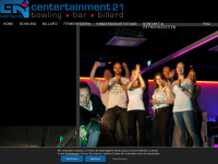 centertainment21.at Webseite Vorschau