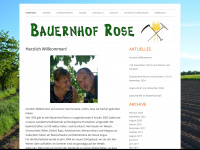 bauernhof-rose.de Webseite Vorschau