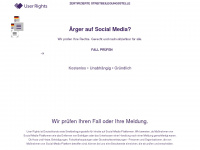 user-rights.org Webseite Vorschau