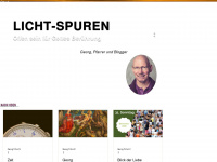 licht-spuren.com Webseite Vorschau