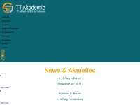 tt-akademie-kuelsheim.de Webseite Vorschau