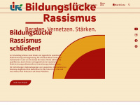 bildungsluecke-rassismus.de Webseite Vorschau