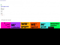 wir-gegen-rechts.at Webseite Vorschau