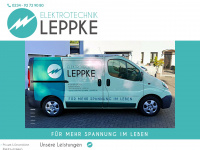 elektrotechnik-leppke.de Webseite Vorschau