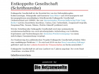 entkoppelte-gesellschaft.wiki Webseite Vorschau