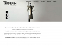 sustain-tonstudio.de Webseite Vorschau