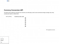 currencyapi.com Webseite Vorschau